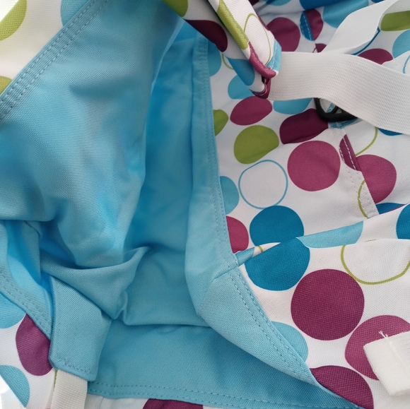 ❌SOLD❌RARE NWT NIB Jansport 20" Crazy White Dots Duffelpack Duffle Backpack - Picture 3 of 11